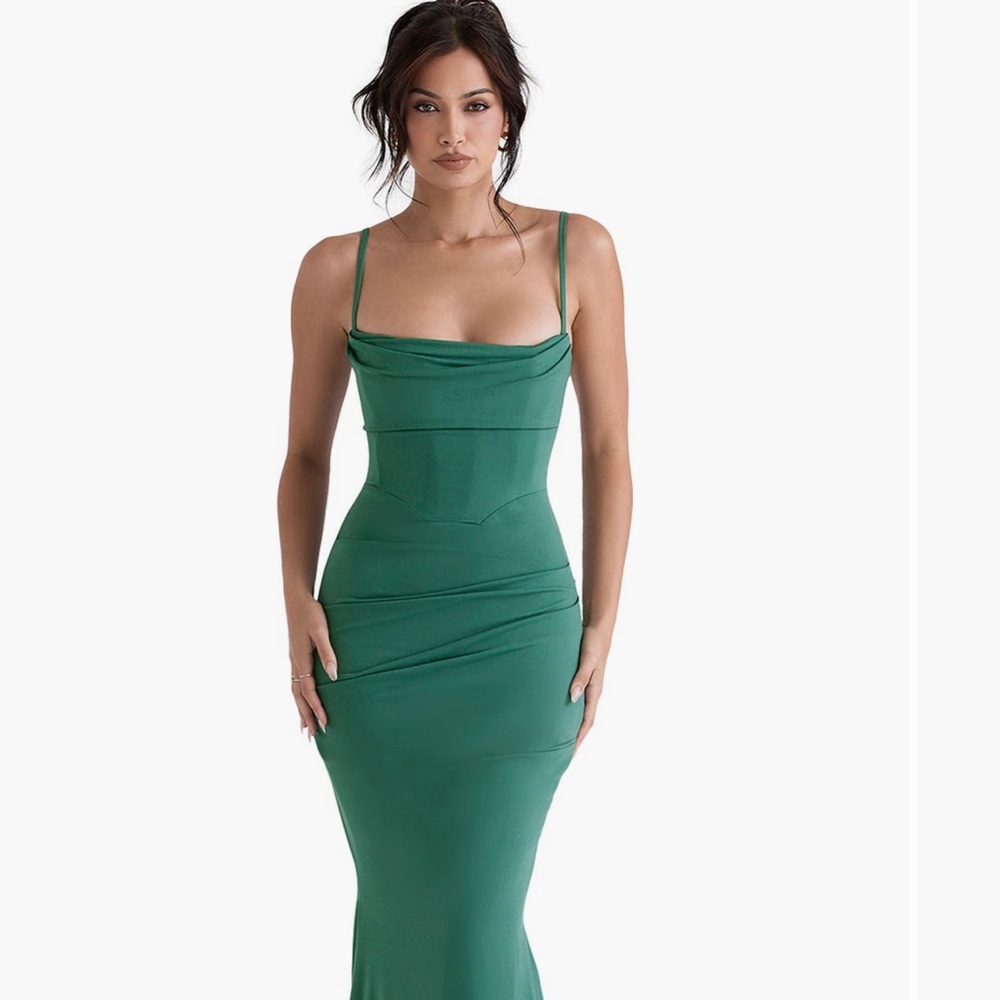 House of CB Milena Jersey Corset Maxi Dress
